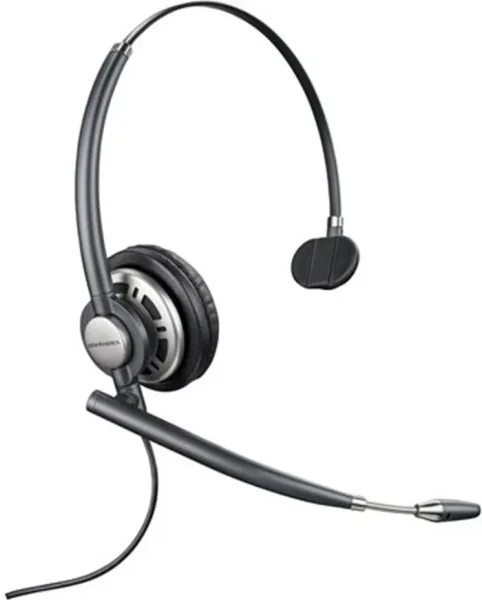 Auriculares poly monoaurales encorepro hw710 + estuche de transporte + desconexión rápida