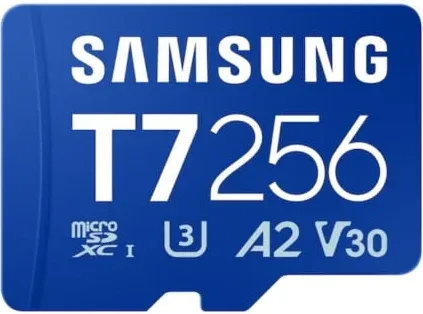 Tarjeta de Memoria Samsung P7 256GB microSD XC/ Clase 10/ 170MBs