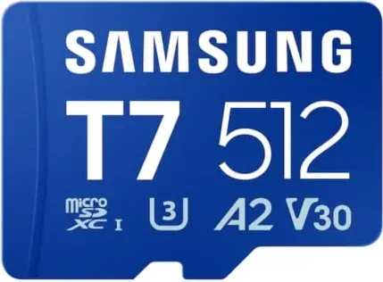 Tarjeta de Memoria Samsung P7 512GB microSD XC/ Clase 10/ 170MBs