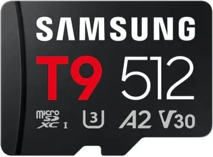 Tarjeta de Memoria Samsung P9 512GB microSD XC/ Clase 10/ 200MBs