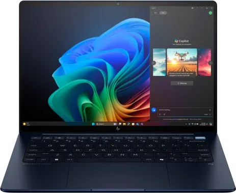 HP EliteBook Ultra G1i Next Gen AI PC Wolf Pro Security Edition Copilot+ PC Intel Core Ultra 5 228V Portátil 35,6 cm (14") 2.8K 32 GB LPDDR5x-SDRAM 512 GB SSD Wi-Fi 7 (802.11be) Windows 11 Pro Azul