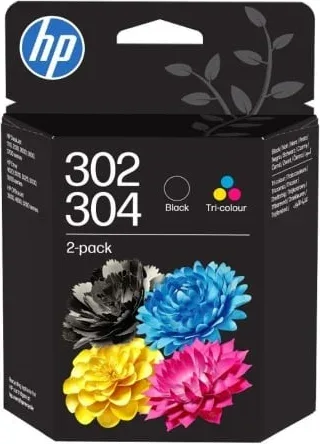 Cartucho de Tinta Original HP nº302 + nº304 Multipack/ Tricolor/ Negro