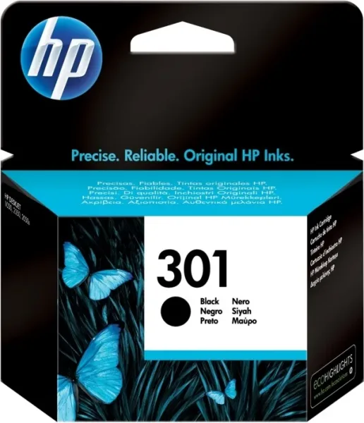 HP Cartucho 301 Negro