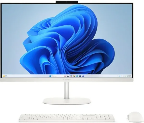Ordenador all in one hp omnistudio 27 - cu0022ns 27 pulgadas core 5 - 120u -  16gb -  SSD 1tb -  freedos -  blanco