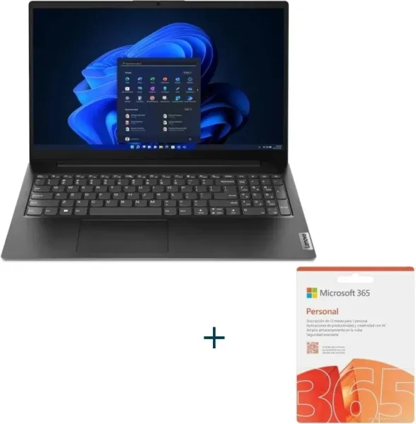 Lenovo V15 AMD R3-7320U W11H 15.6"+O365 personal