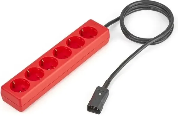 Salicru Cable salida rojo c14/6-SCHUC-2m