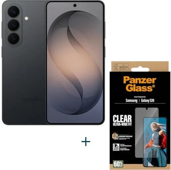 Samsung Galaxy S26 5G 256Gb EE Black + Prot Panzer