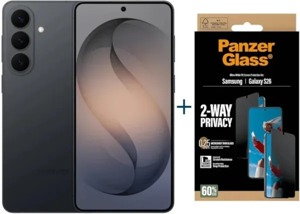 Samsung Galaxy S26 5G 256Gb Black+Prot Priv Panzer