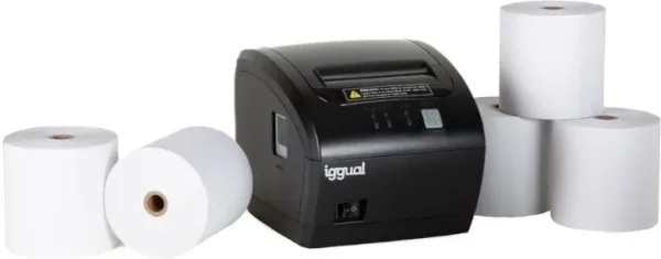 Kit impresora térmica tickets TP EASY 80 + 5 rollo
