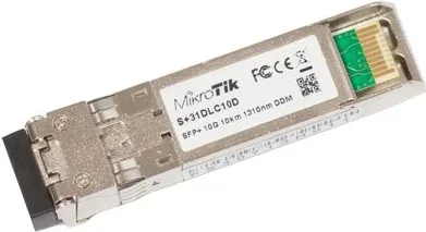 Mikrotik S+31DLC10D Módulo Fibra SFP+ MonoMod 10Km