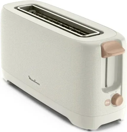 Tostador Moulinex Principio LS2M0A10/ 1000W/ Blanco