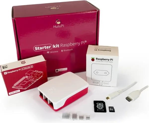 Starter kit raspberry pi 4 version 4 gb