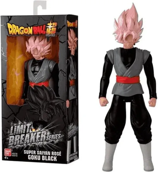 Figura bandai rojo dragon ball super limit breaker goku black rose
