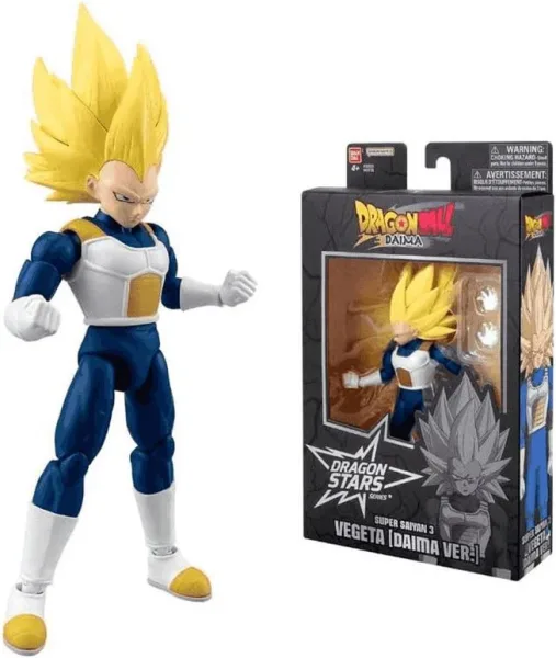 Figura bandai rojo dragon ball daima dragon stars ss3 vegeta daima (novedad)