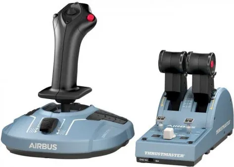Thrustmaster TCA Officer Pack Airbus Edition Negro, Azul Simulador de Vuelo PC