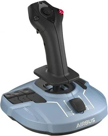 Thrustmaster TCA Sidestick Airbus edition Negro, Azul Palanca de mando PC