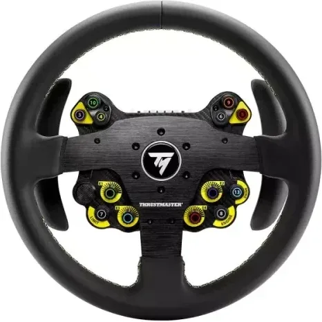 Thrustmaster Evo Racing 32R Leather Negro, Amarillo Volante PC, PlayStation 4, PlayStation 5, Xbox, Xbox One
