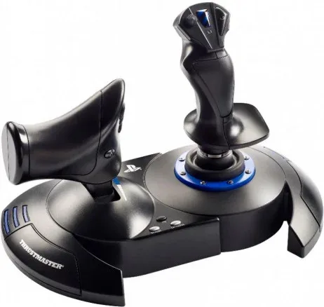 Thrustmaster T.Flight Hotas 4 Palanca de mando PC,PlayStation 4 Digital USB 2.0 Negro, Azul