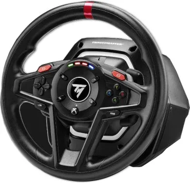 Thrustmaster Volante + Pedales  T128 para Ps5 / Ps4 / Pc