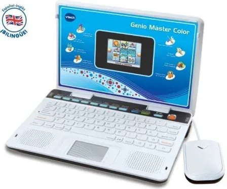 Portátil Infantil VTech Genio Máster Color Bilingüe/ Azul