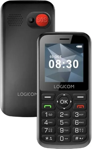 Logicom Posh S85 Móvil Básico 4G 2.51" DS Negro