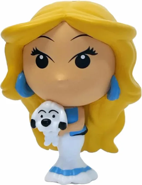 Figura plastoy asterix & obelix falbala e idefix chibi