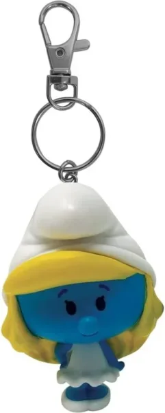 Llavero plastoy los pitufos pitufina chibi