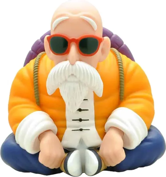 Figura hucha plastoy dragon ball maestro mutenroi duende tortuga sentado