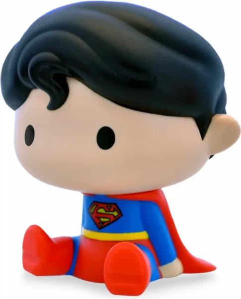 Figura hucha plastoy DC comics justice league superman chibi