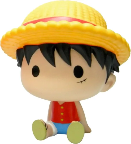 Figura hucha plastoy one piece luffy chibi