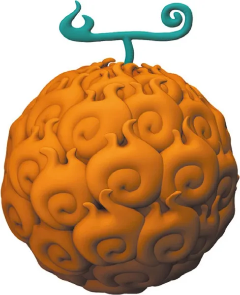 Figura hucha plastoy one piece flame flame fruta