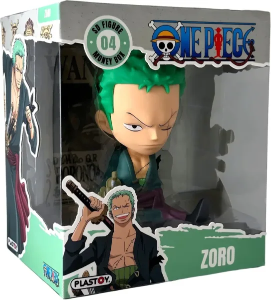 Figura hucha plastoy one piece zoro new edition 18 cm