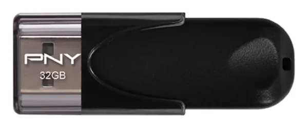 Memoria USB 2.0 Pny 32GB Attache 4 Negro