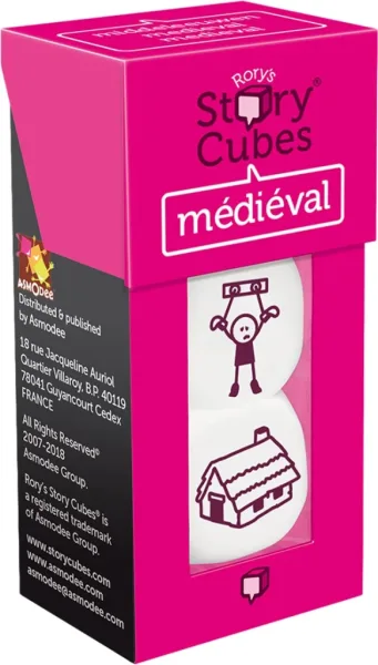 Juego de mesa story cubes medieval pegi 8