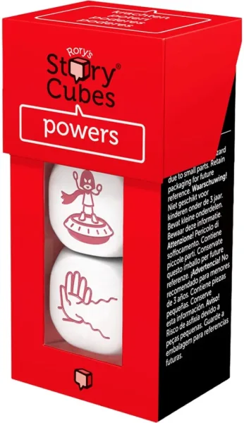 Juego de mesa story cubes: poderes pegi 8