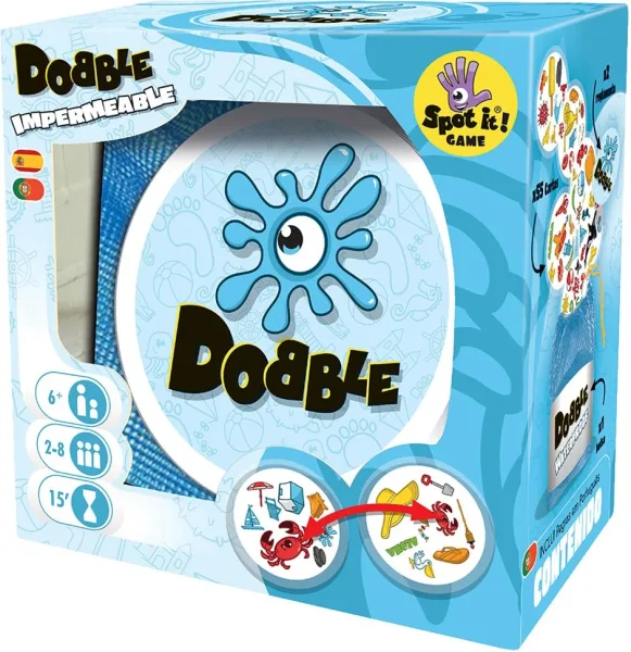 Juego de mesa dobble waterproof pegi 6
