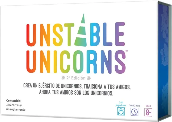 Juego de mesa unstable unicorns pegi 8