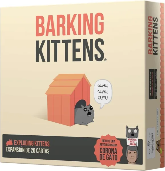 Juego de mesa asmodee barking kittens pegi 7