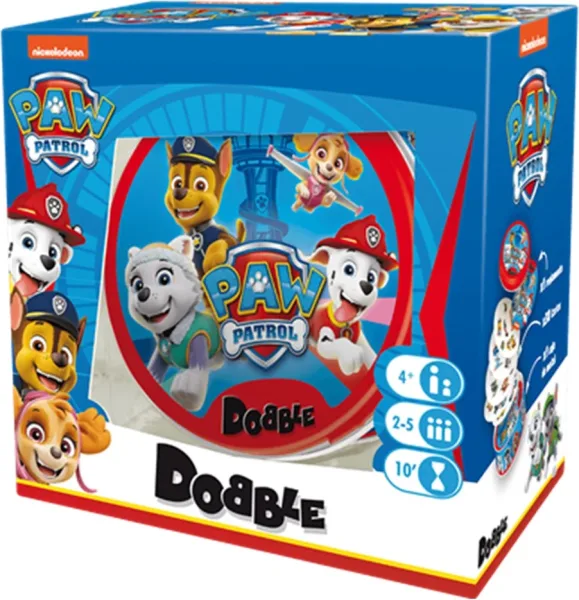 Juego de mesa dobble patrulla canina pegi 4