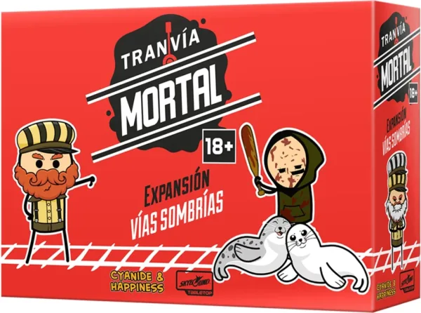 Juego de mesa tranvia mortal expansion vias sombrias pegi 18