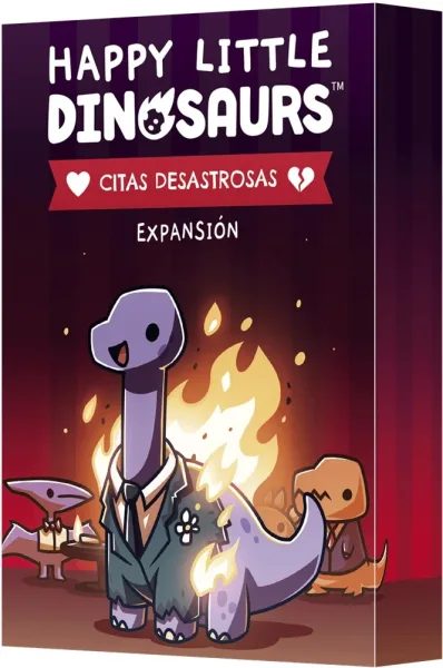 Juego de mesa happy little dinosaurs citas desastrosas edad recomendada 8 años