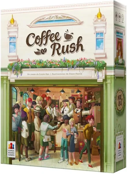 Juego de mesa coffee rush edad recomendada 8 años