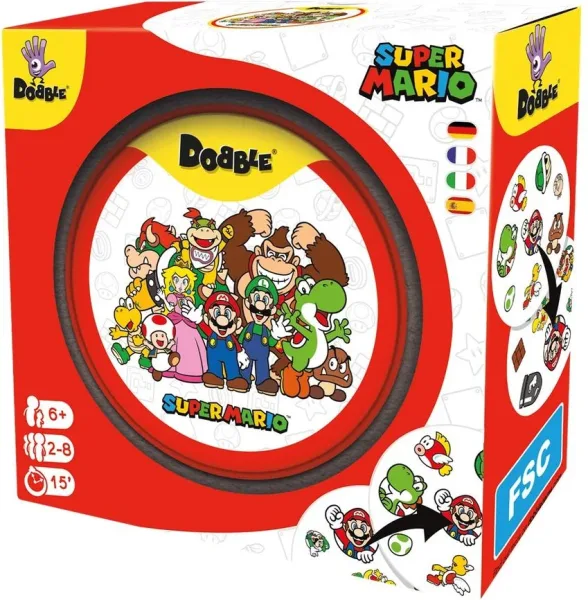 Juego de mesa dobble super mario edad recomendada 7 años