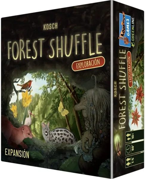 Juego de mesa forest shuffle exploración