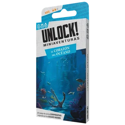 Juego de mesa unlock mini el corazón del océano