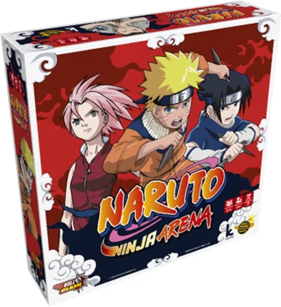 Juego de mesa naruto ninja arena edad recomendada 10 años (ingles)