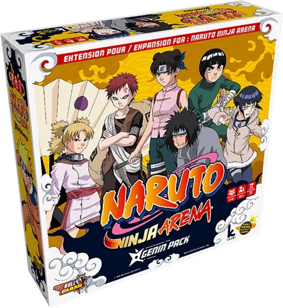 Juego de mesa naruto ninja arena genin pack edad recomendada 10 años (ingles)