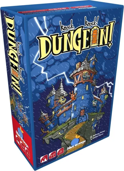 Juego de mesa knock! knock! dungeon edad recomendada 7 años