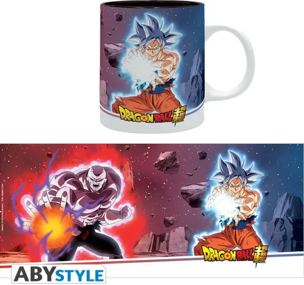 Taza abystyle dragon ball goku ultra instinto vs jiren