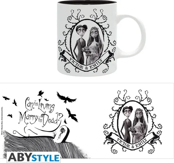 Taza abystyle la novia cadaver victor & emily 320 ml